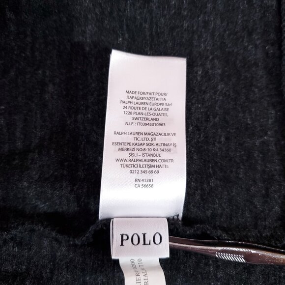 Polo Ralph Lauren Mens Size XXL Heather Gray Crewneck Long Sleeve Shirt Pony - Picture 9 of 12